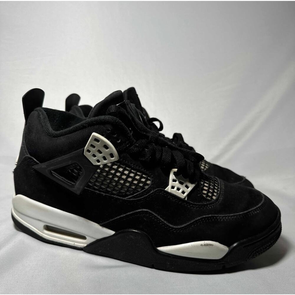 Size 9.5 - Nike Air Jordan 4 RetroWhite Thunder Men's Shoes Ships Now